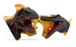 'Stern Jurassic Park Custom Hand Painted Dinosaur Slingshot 3D Sculpture Set